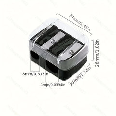 Personalized Makeup Sharpener Pencil Case with Custom Name Text