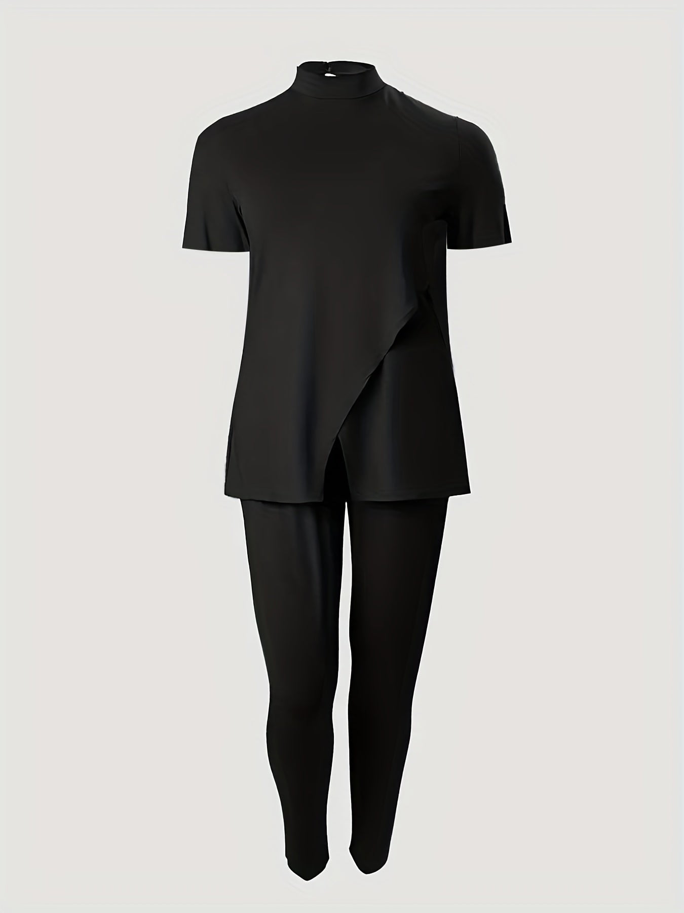 Casual Two piece Set Short Sleeve Tee & Slim Pants Outfits