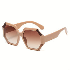 Men's Large Frame Sunglasses Anti UV400 Vintage Eyewear