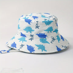 Baby Sun Hat Cartoon Dinosaur Dolphin Pattern Sun Protection Hats Toddler