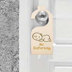 14pcs Wooden Door Handle Hanging Signs Clothes Spacer Signs