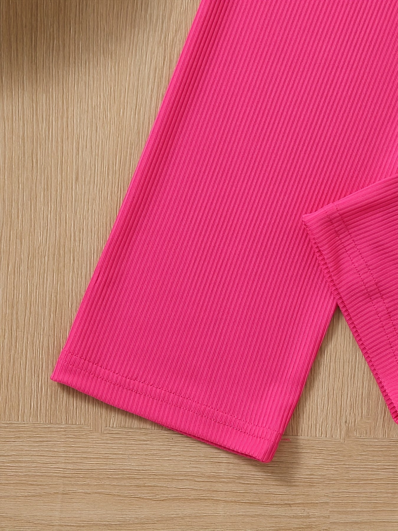 2pcs Girls Skinny Ribbed Cami Vest Top & Casual Trousers Summer Kids Clothes