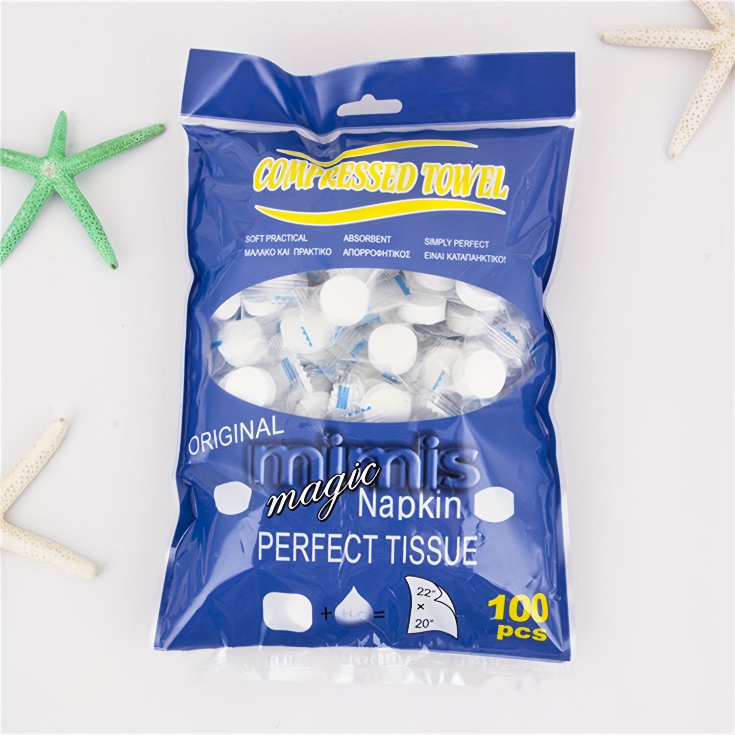 Compressed Towels Disposable Portable Face Towel Mini Tablets Cotton Coin Tissue