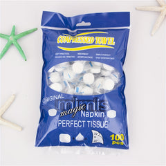 Compressed Towels Disposable Portable Face Towel Mini Tablets Cotton Coin Tissue