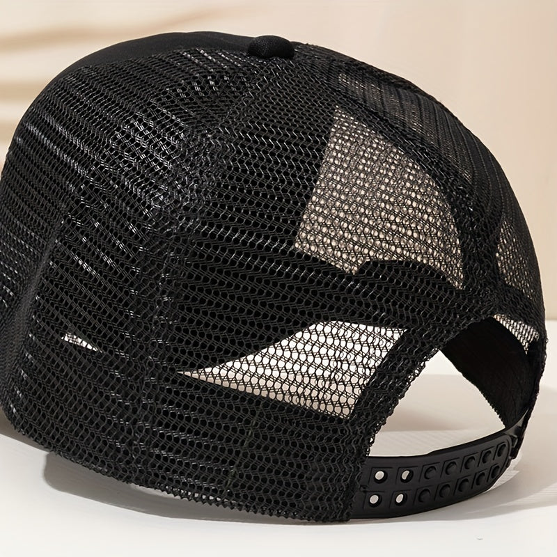 Skull Printed Sunscreen Baseball Cap Halloween Decor