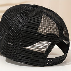 Skull Printed Sunscreen Baseball Cap Halloween Decor
