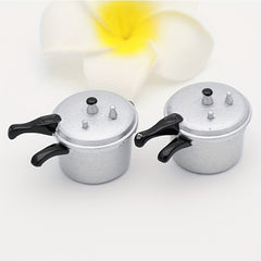 Mini Kitchen Toy Pressure Cooker Display Soup Pot Ornament