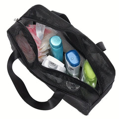 Portable Mesh Bag Toiletry Bag Men's Swimming Fitness Storage Bag