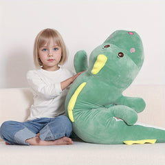 Giant T Rex Dinosaur Plush Toy 132 08cm Soft Stuffed Animal Comic Theme Green