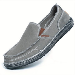Men's Breathable Slip On Canvas Sneakers