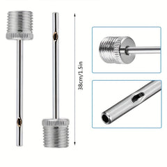 10 Pack Stainless Steel Pump Needles for Inflating Balls