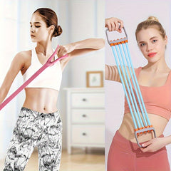 Yoga Equipment Set - Resistance & Chest Stretching Ropes