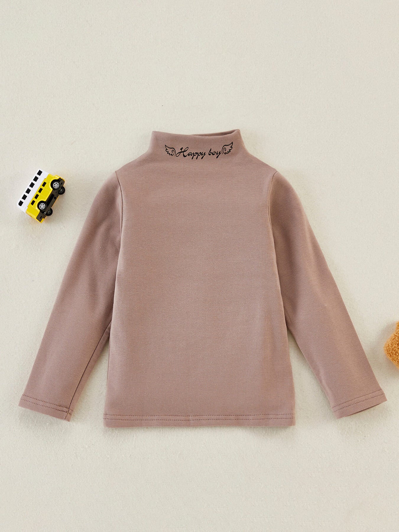 Letter Pattern Long Sleeve T shirt for Toddler Boy