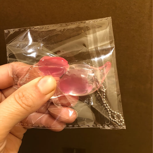 Soft Squeeze Bean Decompression Keychain for Car Keys Backpacks Wallets