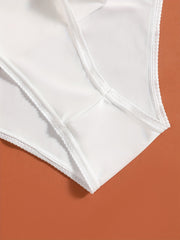 5 Pack Plus Size Sexy Heart Pattern Seamless Breathable Briefs Set