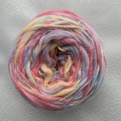 Hand-Woven 100m Dyed Wool Yarn Ball