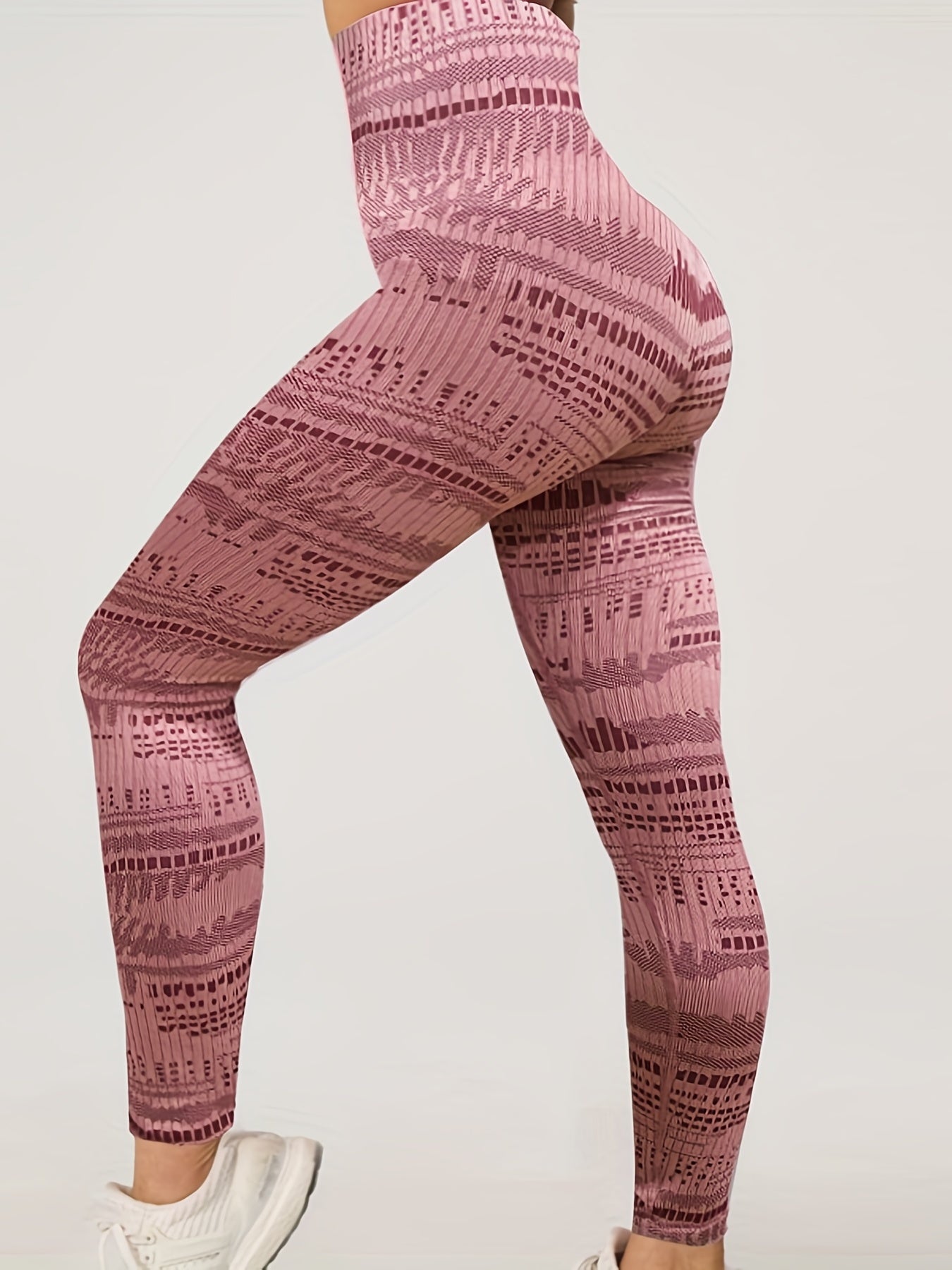 High Waist Knitted Sports Tight Pants for Women