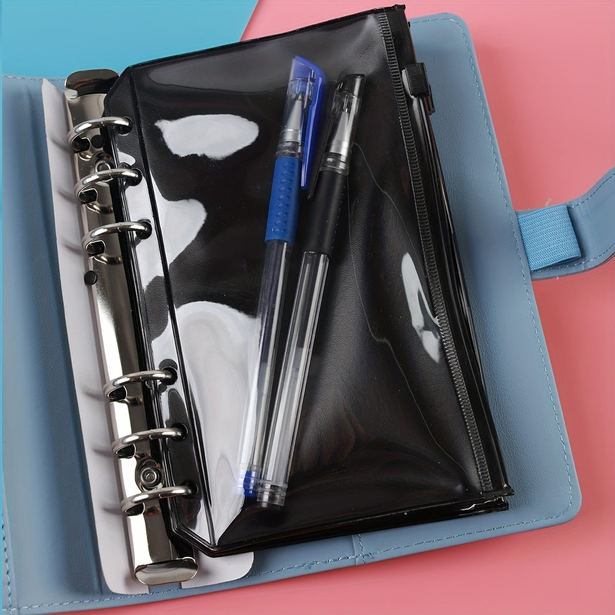 Set of 5 A6 Loose Leaf Storage Bags 17x10x29cm