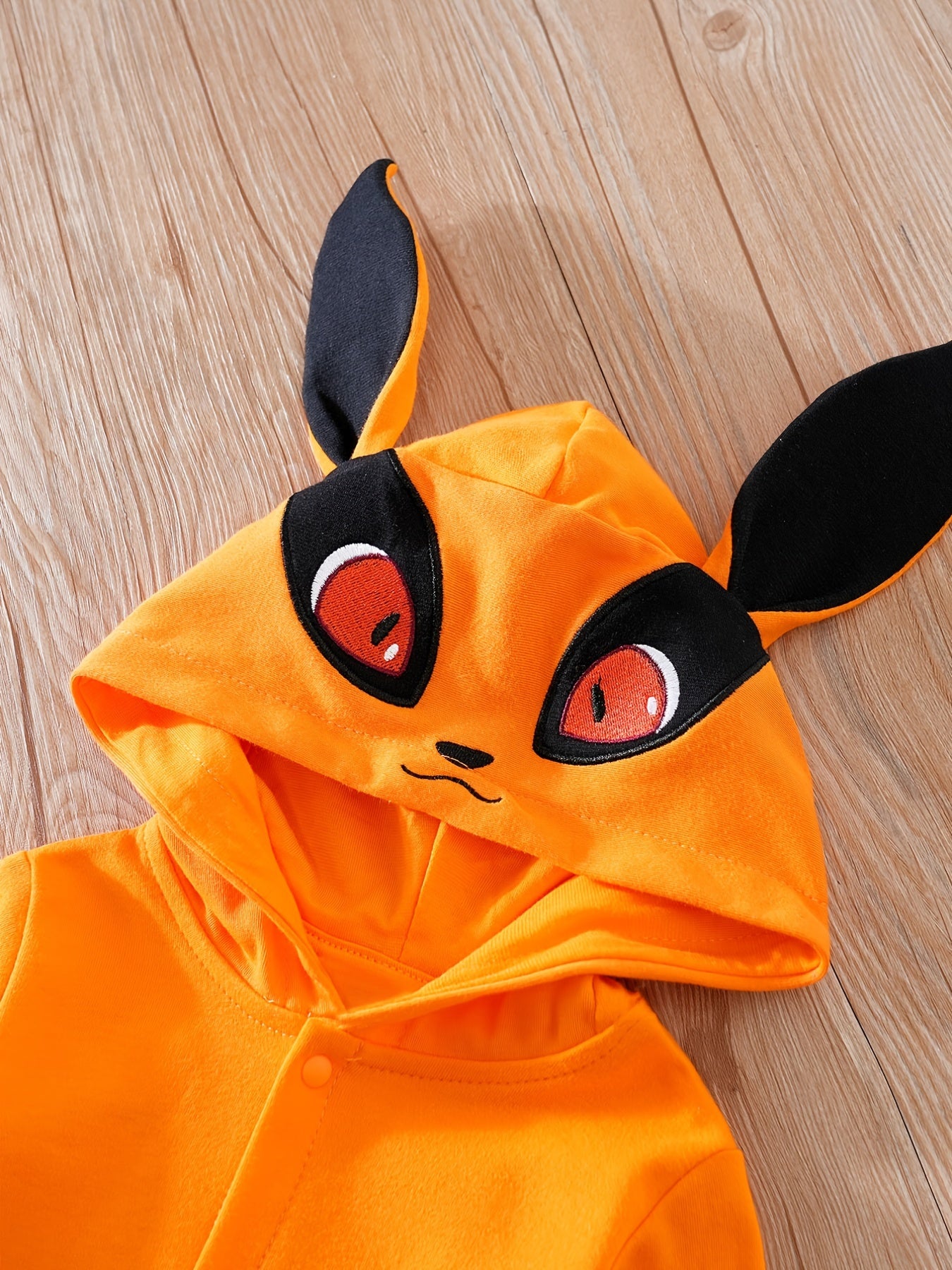 Fox Cosplay Anime Costume Cotton Baby Bodysuit Snap Jumpsuit