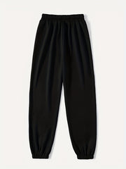 Elastic Waist Jogger Pants Casual Comfy Sporty Pants for Women