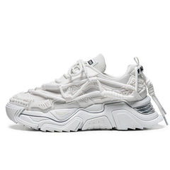 Men's Chunky Lace-Up Dad Sneakers Athletic Shoes