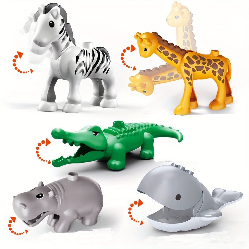 25pcs Big Building Blocks Animals Set for Kids Party Gift