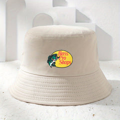 Fish Print Bucket Hat Bright Candy Unisex Basin Hat Hip Hop Couple Beach Hats