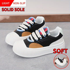 Women's Round Toe Board Shoes College Style Sneakers