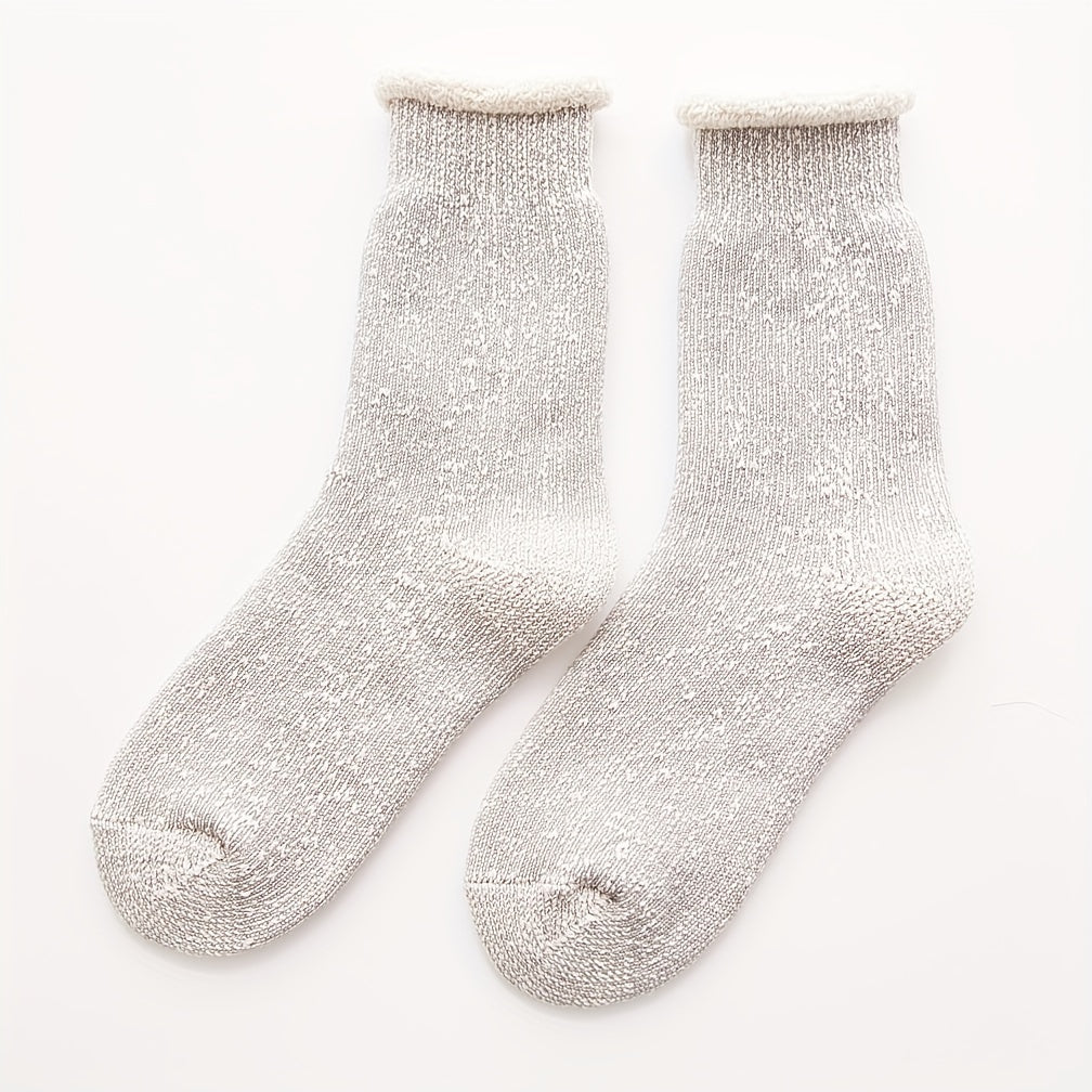 Casual Crew Socks Women's Plus Soft Warm Fleece Lined