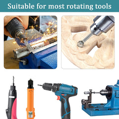 20Pcs 3.0 Diamond Grinding Burr Needle Point Engraving Carving Polishing Kit