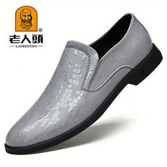 LAORENTOU Men's Slip On Smart Casual Shoes for Wedding Business