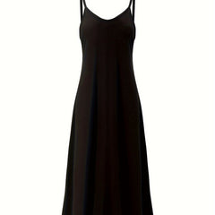 Comfy Crew Neck Slip Home Dress Women's Loungewear