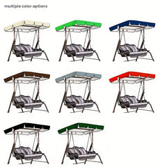 Waterproof Swing Canopy Replacement Top Cover for Porch Swing - Excluding Swing