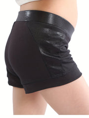 Girls Gymnastics & Dance Boy Cut Booty Shorts