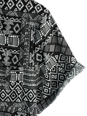Men's Boho Style Short Sleeve Shirt for Spring/Summer