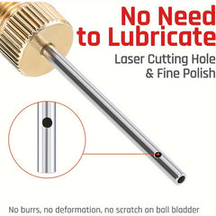2pcs Stainless Steel Ball Inflator Pins Air Pump Needles