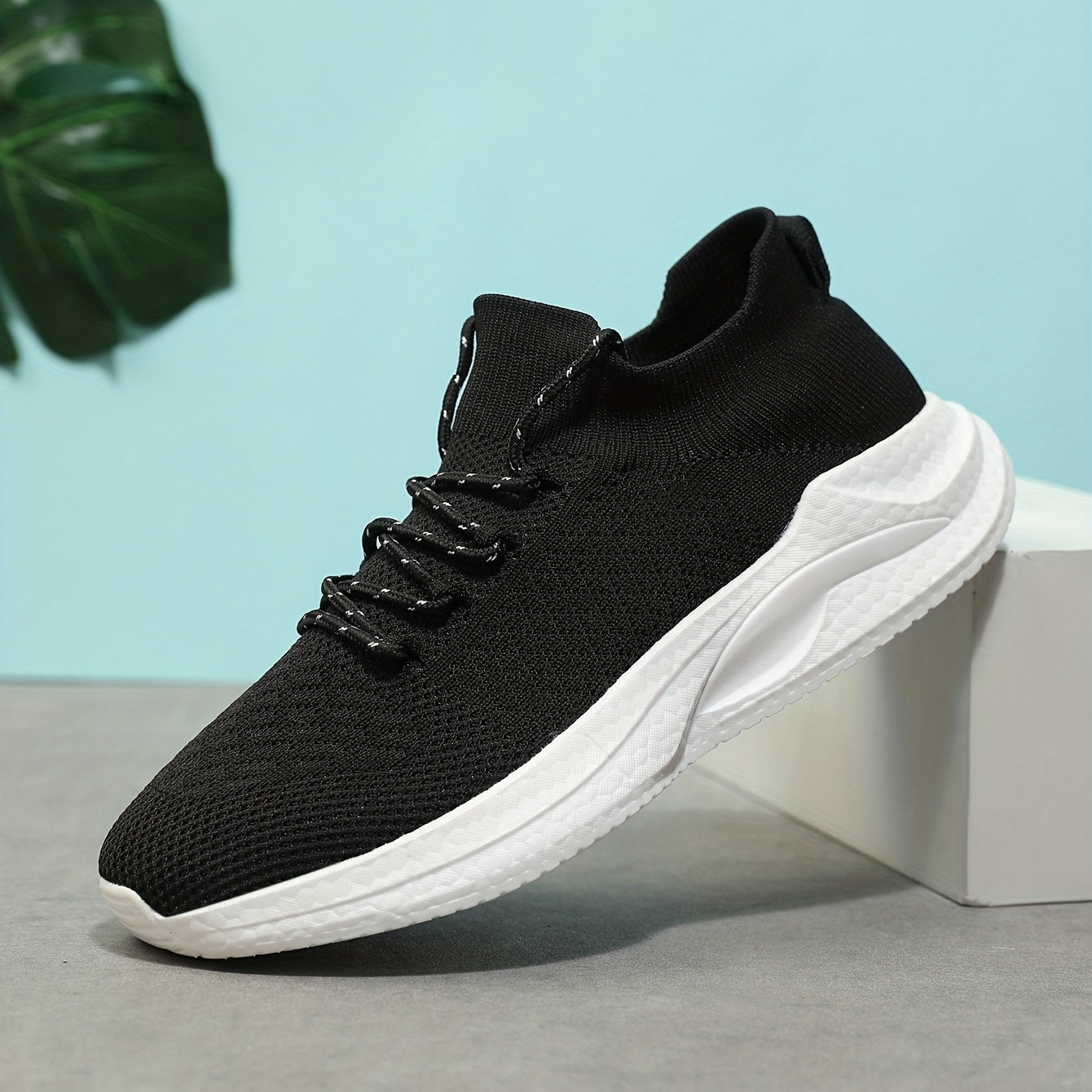 Men's Lightweight Knitted Casual Shoes for Traveling Hiking