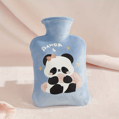 500ml 1000ml Panda Hot Water Bag Plush Safety Hand Warmer