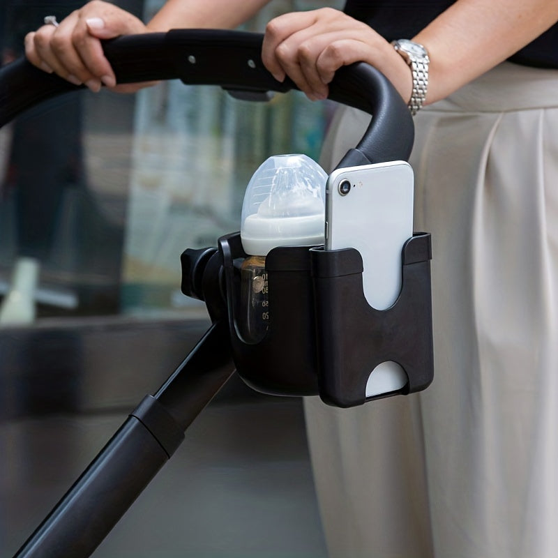 Baby Stroller Cup Holder 2 in 1 Phone Holder Accessories