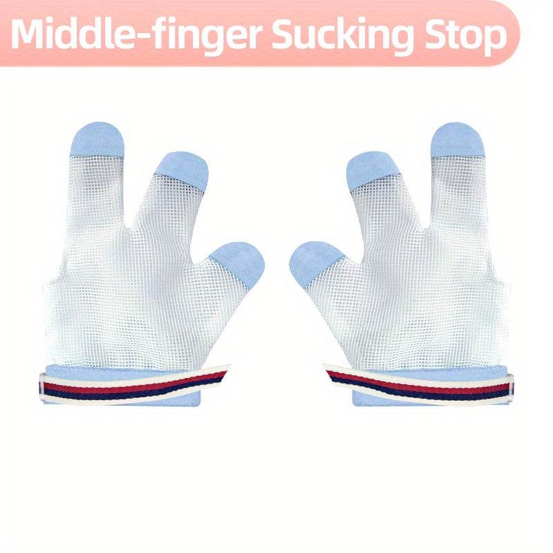 Breathable Adjustable Thumb Guard Gloves for Babies