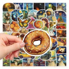 50pcs Paintings Everything Stickers Decorations