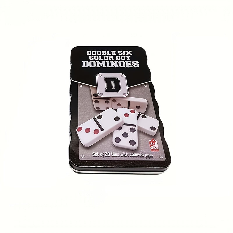 28pcs Dominoes In a Box Entertainment Game Set