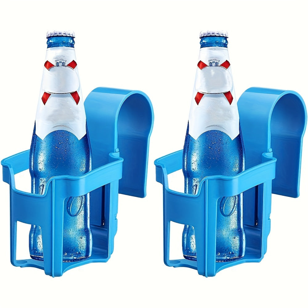 2pcs Water Cup Holder Plastic Cup Rack for Outdoor Swimming Pool Car