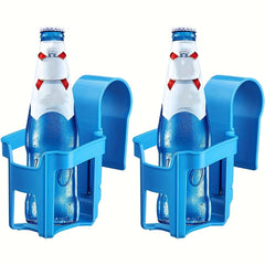 2pcs Water Cup Holder Plastic Cup Rack for Outdoor Swimming Pool Car