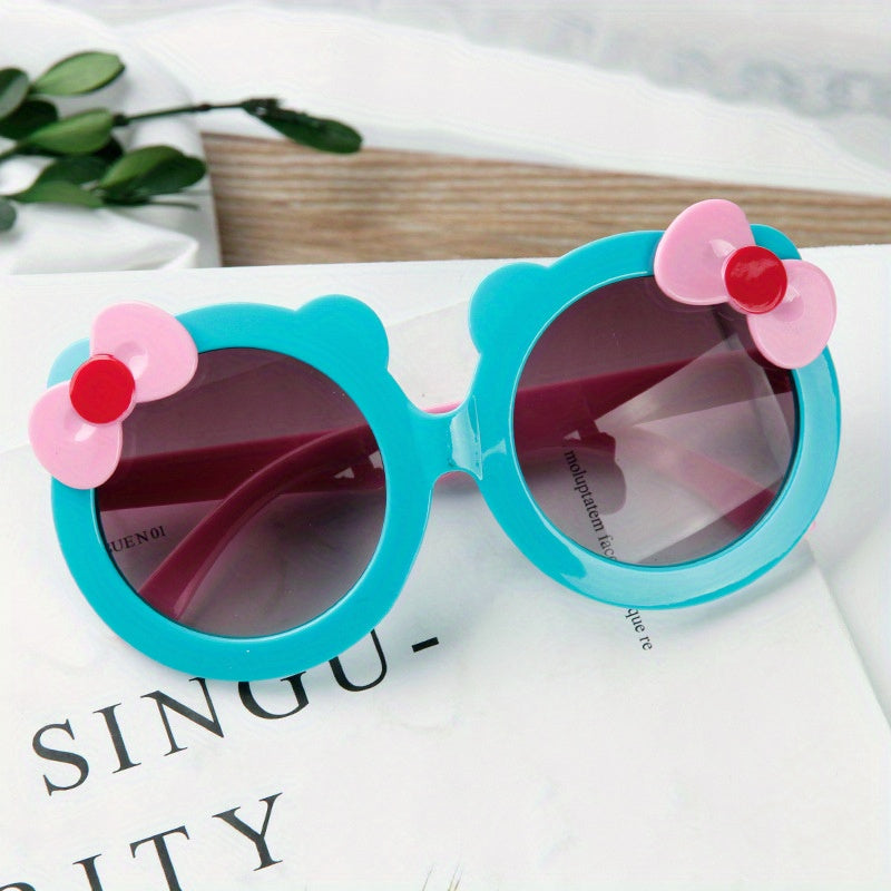 Kids Cartoon Sunglasses Round Frame Boy Girl Party Accessories