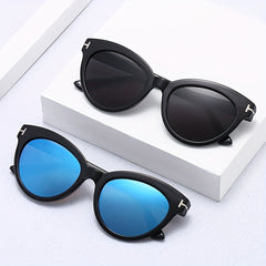 Oval Fashionable Sunglasses T shaped Men's And Women's Fashionable Sunglasses