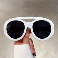 Y2K Top Bar Sunglasses Large Gradient Goggles UV400
