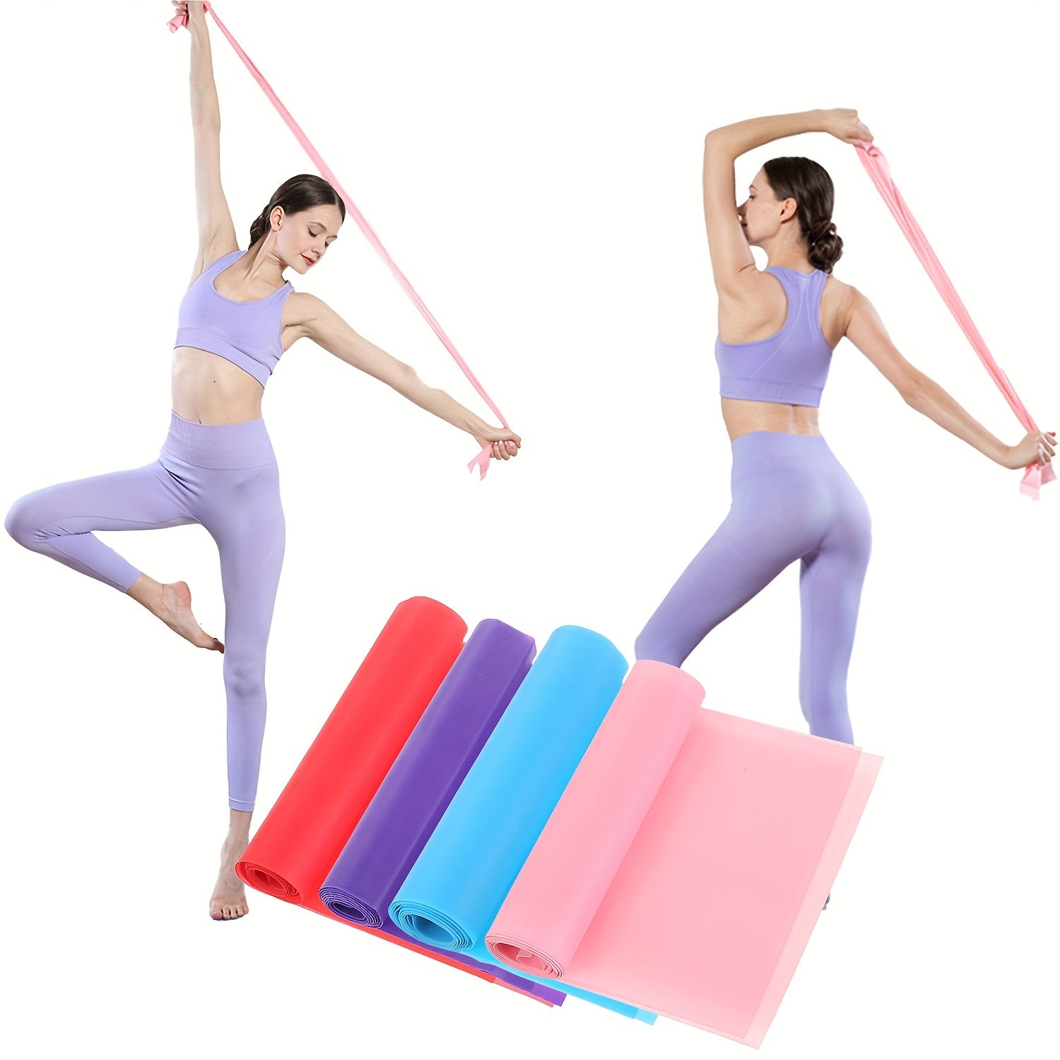 Fitness Resistance Bands Elastic Body Stretching Bands for Workouts