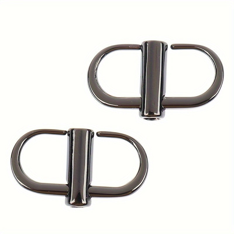 2pcs Handbag Chain Strap Buckle Adjustable Metal Clip Bag Accessories