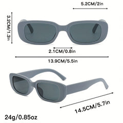 Y2K Square Sunglasses Beach Party Club UV400